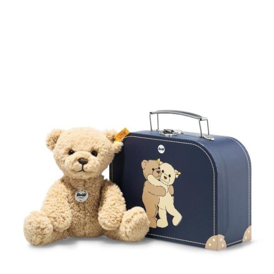 Steiff Ben Teddy bear in suitcase  (114021)  size 21cm