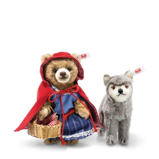 Steiff   Little Red Riding Hood and Wolf  (021350)  Limit 750  size 16cm