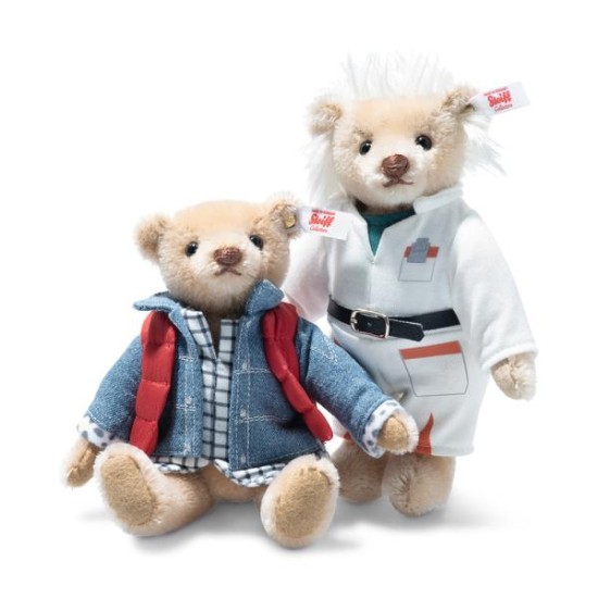 Steiff  Back to the Future 35th Anniversary Teddy bear set (2 pcs.) (355325) limit 1,985 size 15cm