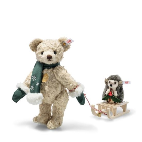 Steiff Teddies for tomorrow Teddy bear with hedgehog (007286) limit 2020 