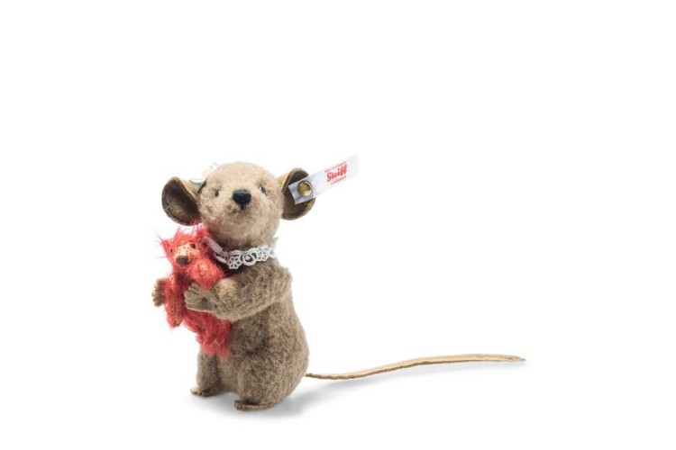 Steiff  Xenia Mouse with Teddy Bear (006142) 11cm.