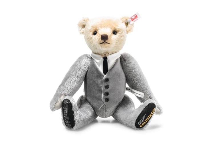 Steiff James Bond Goldfinger musical Teddy bear(007637) 30cm