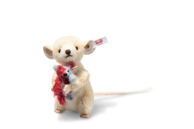 Steiff Lina mouse with Harlekin Teddy bear(007385) 11cm