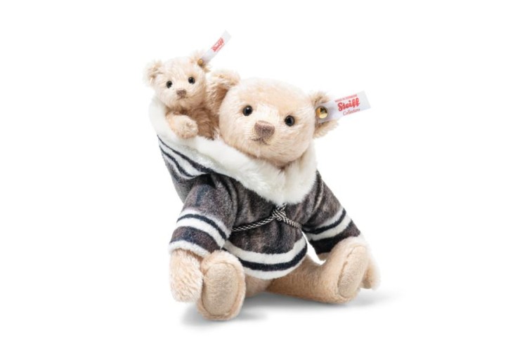 Steiff Mama Teddy bear with baby(007569)size23cm