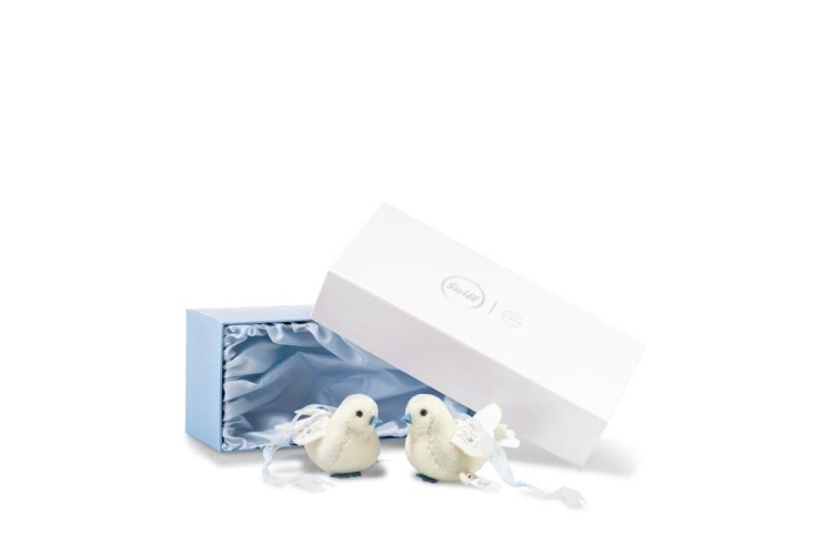 Steiff Wedding dove set (034107) size7cm